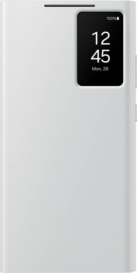 Samsung Smart View Wallet Case (Galaxy S24 Ultra)White Handy-Zubehör