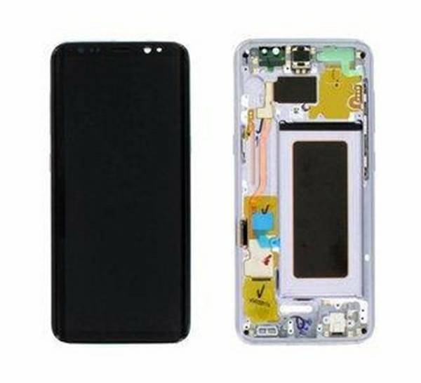 Samsung Display LCD Set (Galaxy S8 G950F)weiß Handy-Zubehör