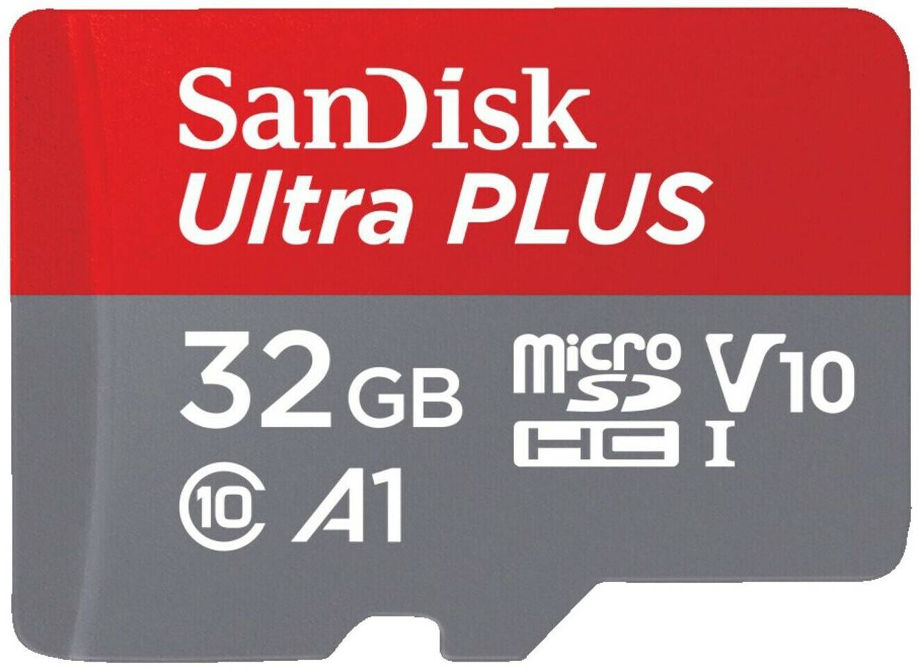 SanDisk Ultra Plus A1 130MB/s microSDmicroSDHC 32GB Kamera-Zubehör