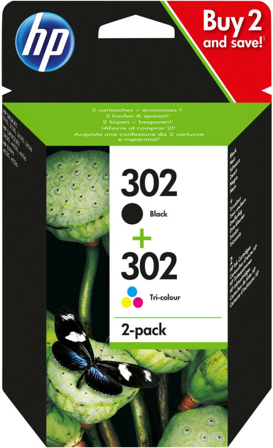 Druckerzubehör HP Nr. 302 4-farbig Multipack (X4D37AE)