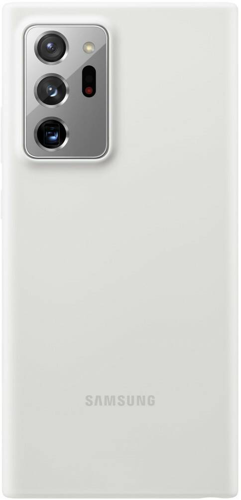 Samsung Silicone Cover (Galaxy Note 20 Ultra)White Silver Handy-Zubehör