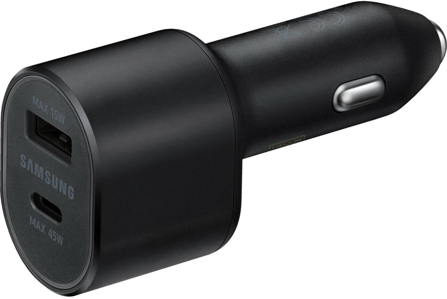 Samsung Dual KFZ-Schnellladegerät (USB-C, 3A) Handy-Zubehör