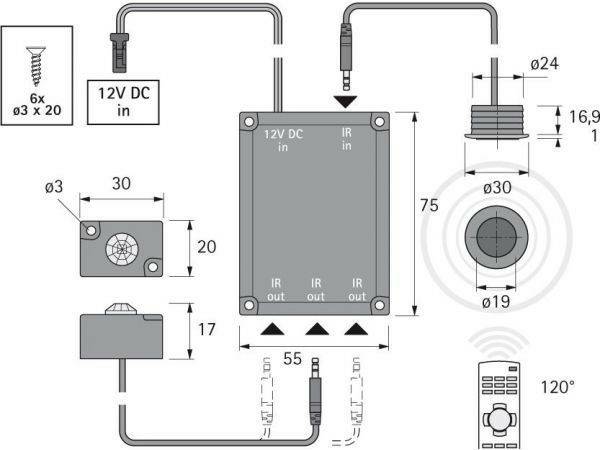 TV-Zubehör Magic Infrarot Repeater Plus Set (3005202)