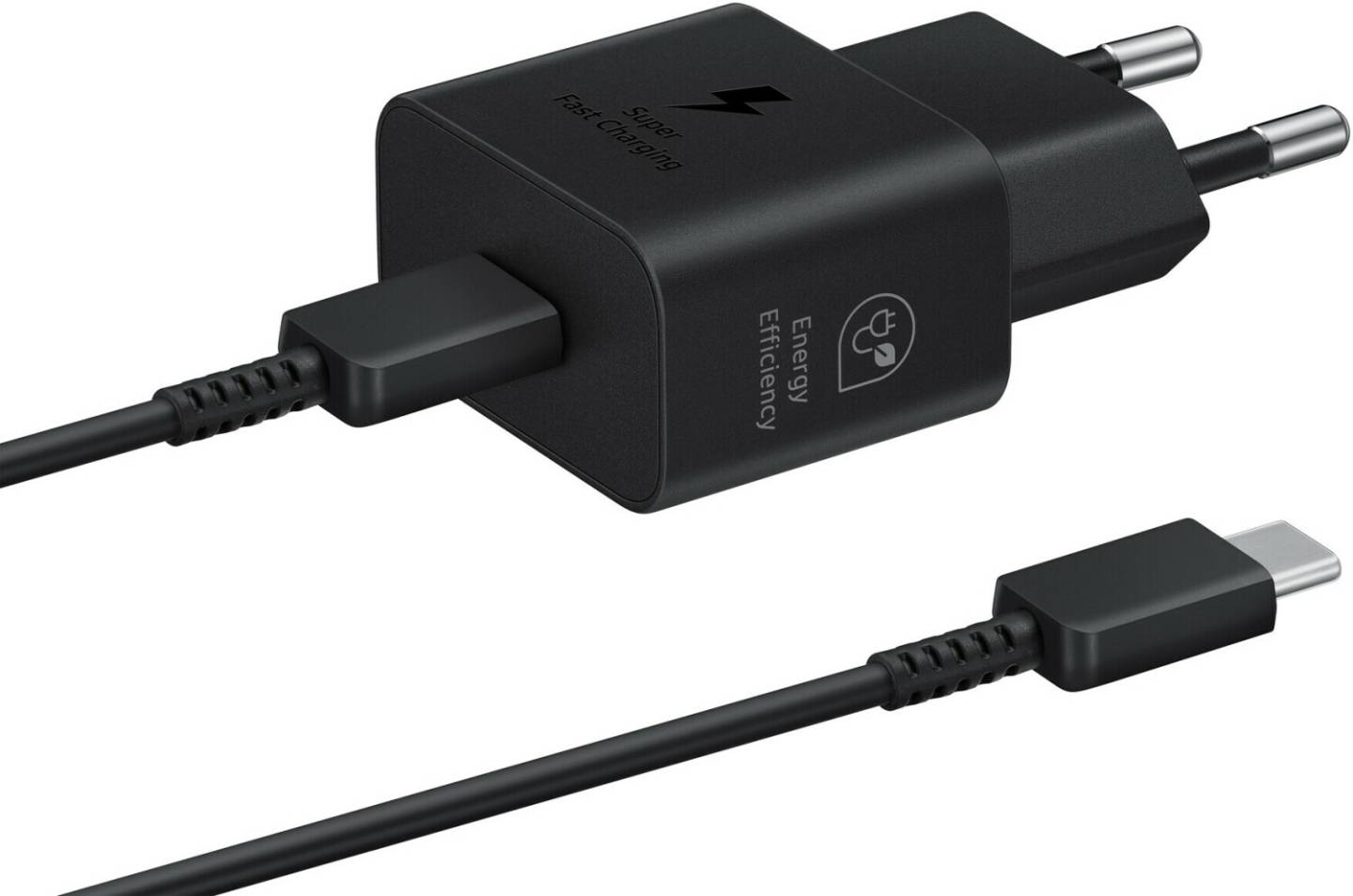 Samsung EP-T2510 Schnellladeadapter 25Wmit Kabel Schwarz Handy-Zubehör